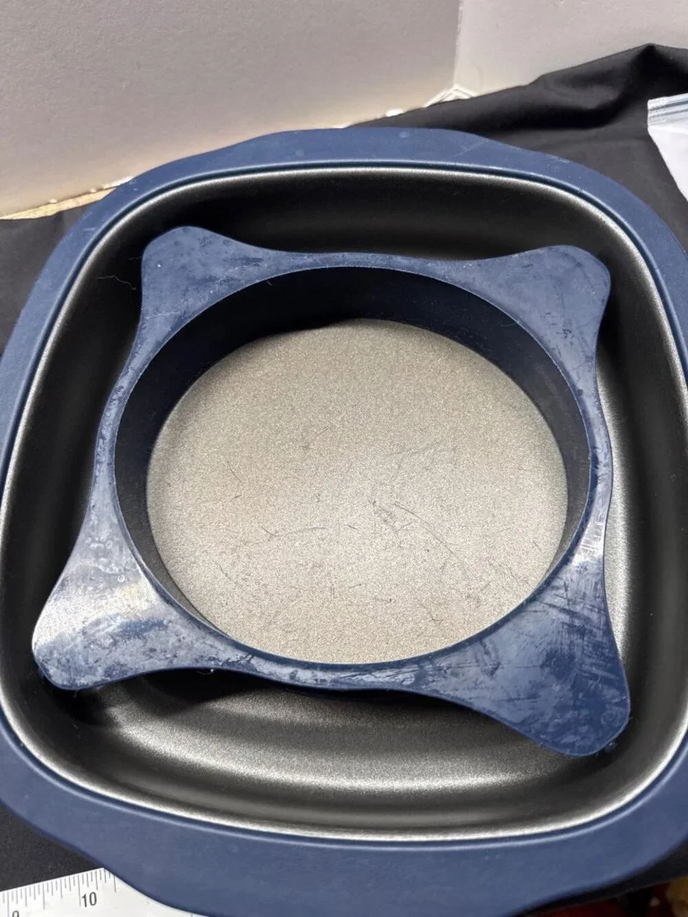 Tupperware MicroPro Series Square Grill Pan Ring Lid 9
